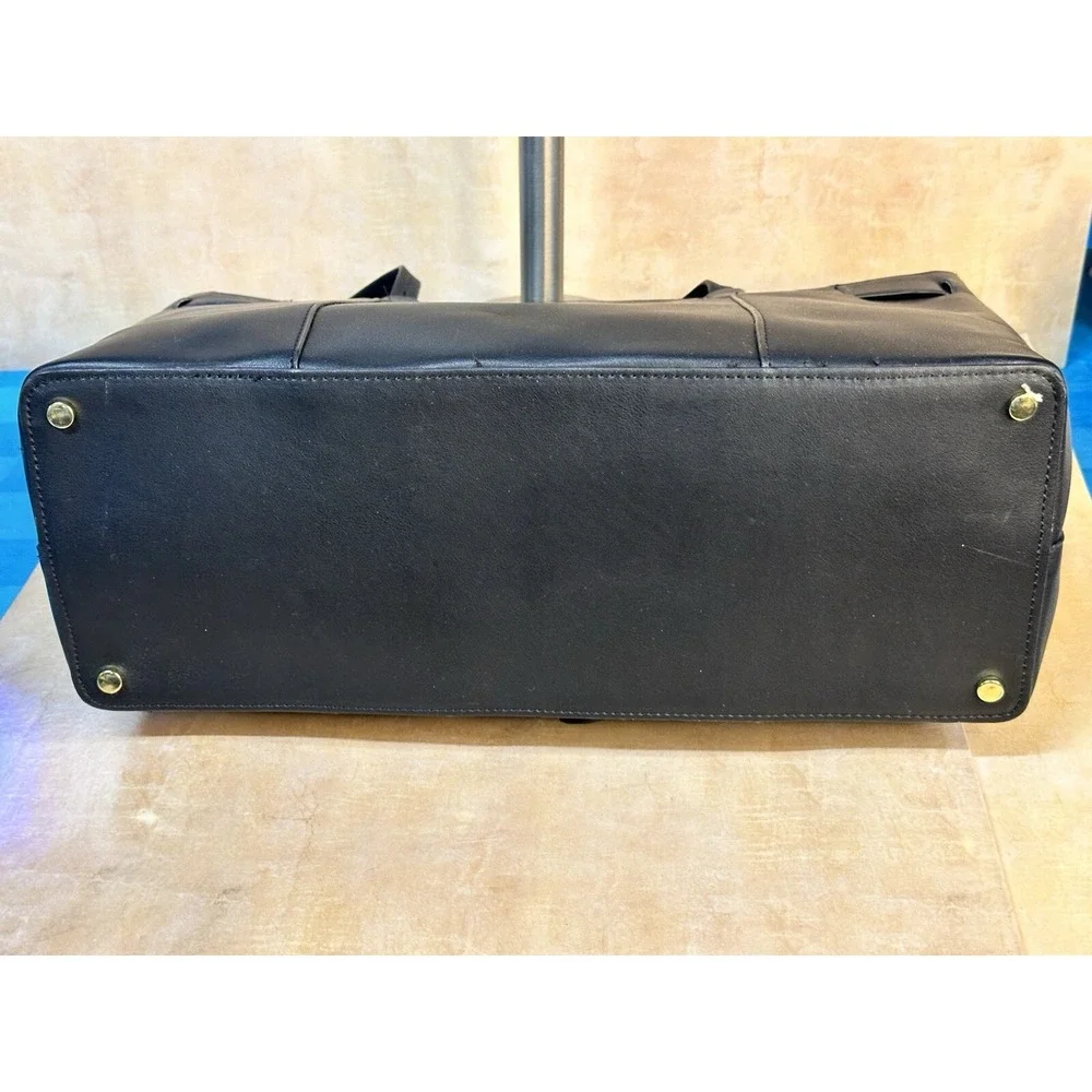 Steve Madden Satchel Handbag Tote MSRP 108.00. Black Bdiggs Computer Tote‎
